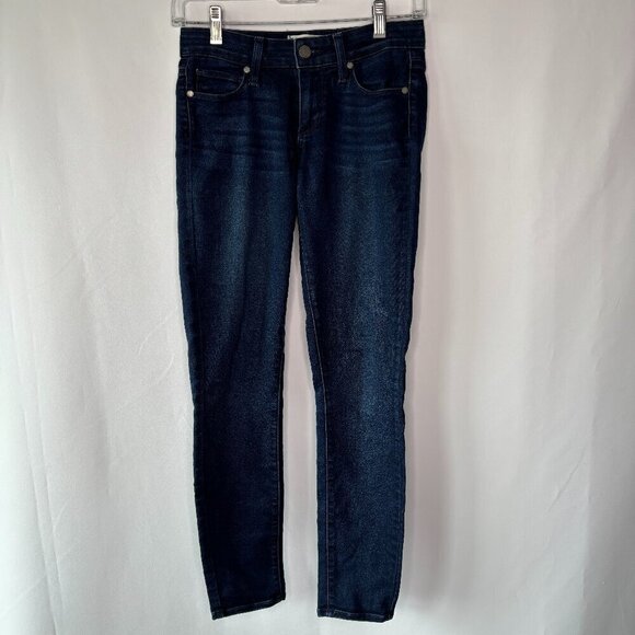 Paige Women's Verdigo Ankle Kaiya Dark Wash Skinny Jeans Size 24 - Picture 1 of 10